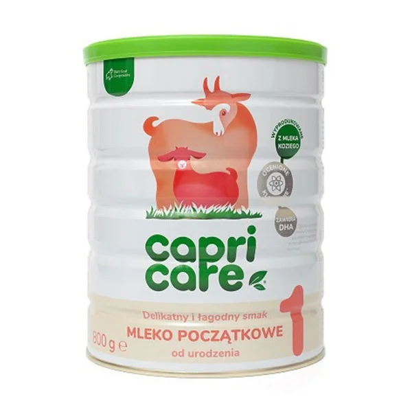 Capricare 1, mleko początkowe na mleku kozim, od urodzenia, 800 g