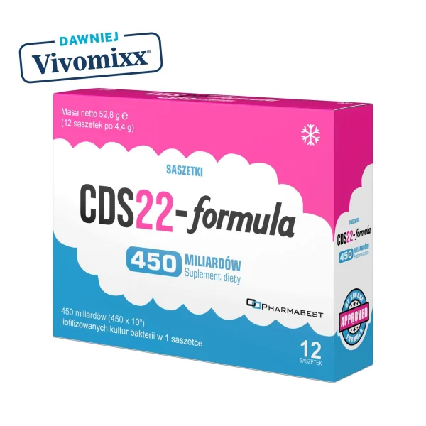 CDS22-Formula 450 miliardów (dawniej Vivomixx), proszek do sporządzania zawiesiny doustnej, 12 saszetek