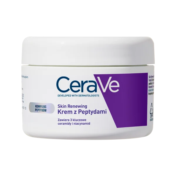 CeraVe Skin Renewing, krem do twarzy z peptydami, 48 g