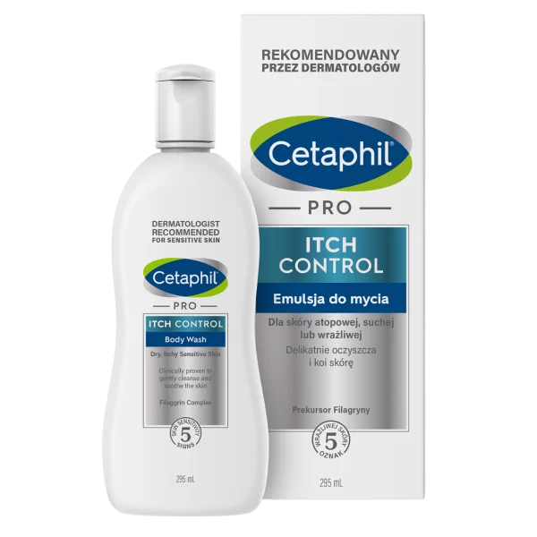 Cetaphil Pro Itch Control, emulsja do mycia, dla niemowląt i dzieci, 295 ml