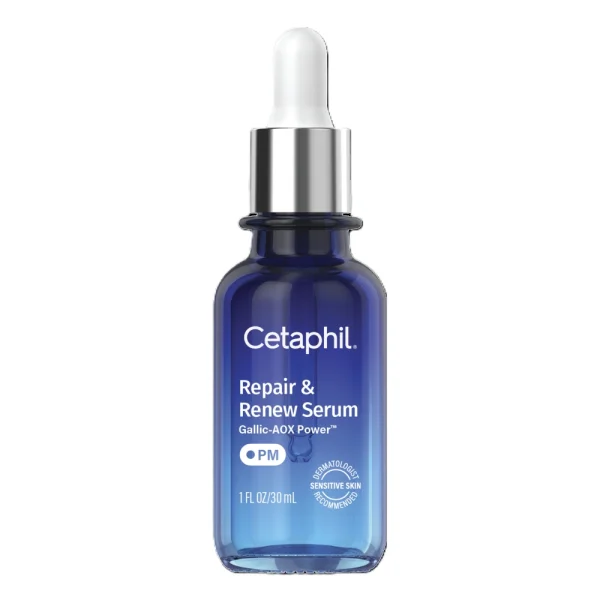 Cetaphil Repair & Renew Serum, odbudowujące serum naprawcze do twarzy na noc, 30 ml