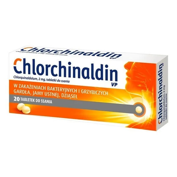 Chlorchinaldin VP 2 mg, 20 tabletek do ssania