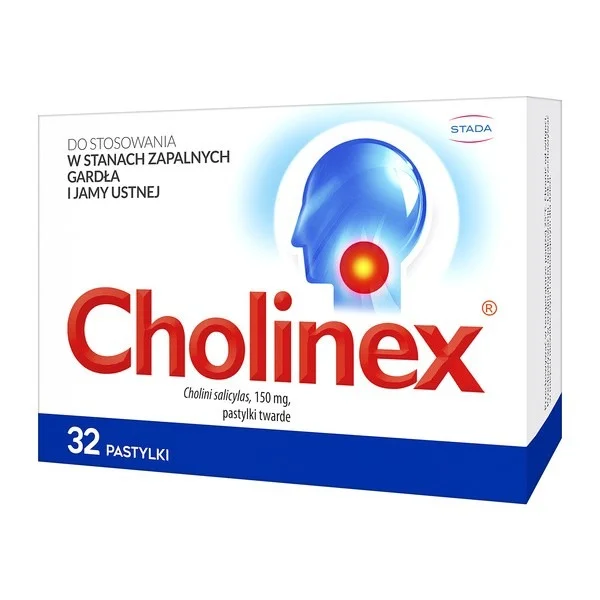 Cholinex 150 mg, 32 pastylki do ssania