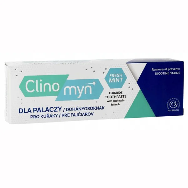 Clinomyn, pasta do zębów dla palaczy, Świeża Mięta, 75 ml