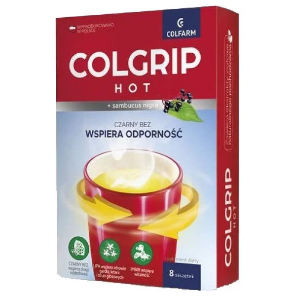 Colgrip Hot, 8 saszetek