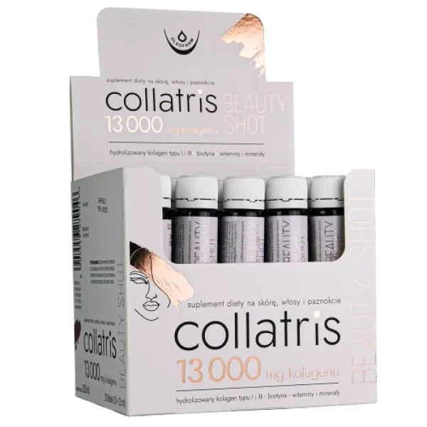 Collatris Beauty Shot 13 000, smak porzeczkowy, 25 ml x 20 fiolek