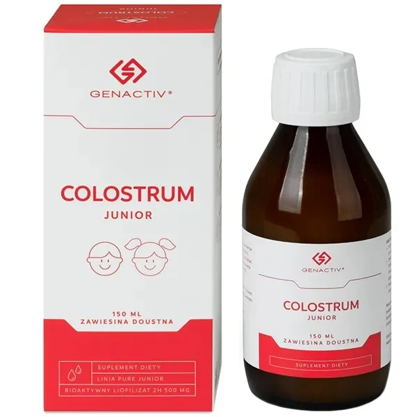 Colostrum Junior Genactiv, zawiesina doustna, 150 ml