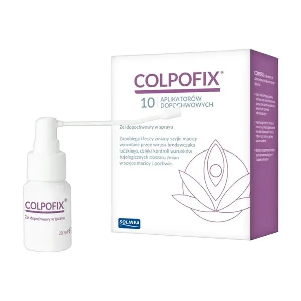 Laborest Colpofix, Żel w sprayu dopochwowy, 2 x 20 ml