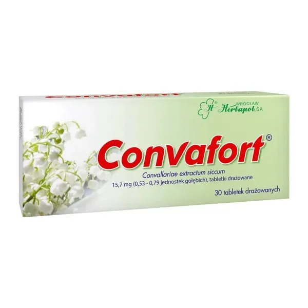 Convafort 15,7 mg, 30 tabletek drażowanych