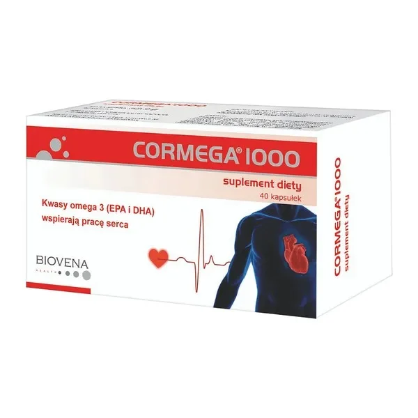 Cormega 1000 mg, 40 kapsułek