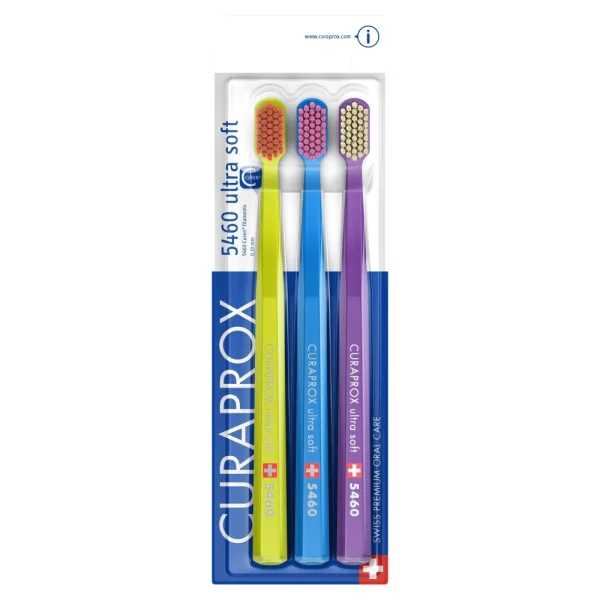 Curaprox, szczoteczka do zębów CS 5460, Ultra Soft, 3 sztuki