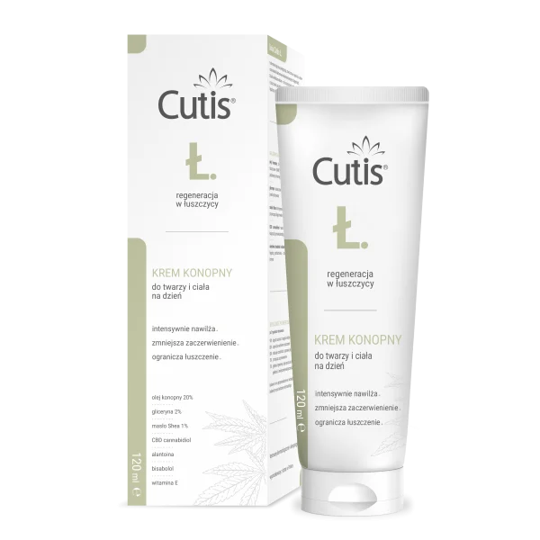Cutis Ł-Łuszczyca, krem konopny 20% + CBD, 120 ml