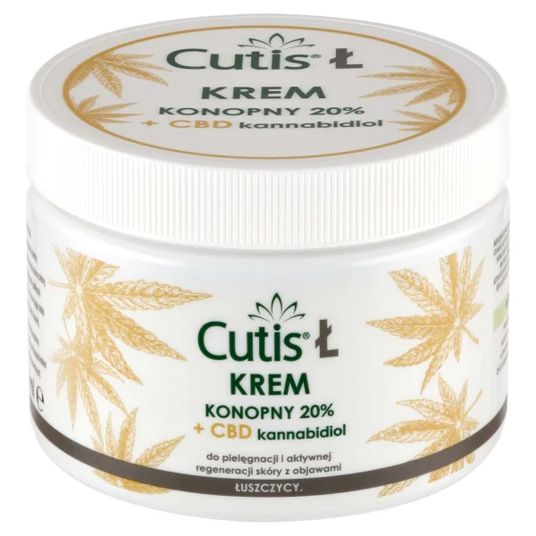 Cutis Ł-Łuszczyca, krem konopny 20% + CBD, 400 ml