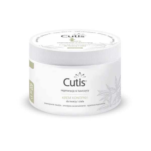 Cutis Ł-Łuszczyca, krem konopny 20% + CBD, 400 ml