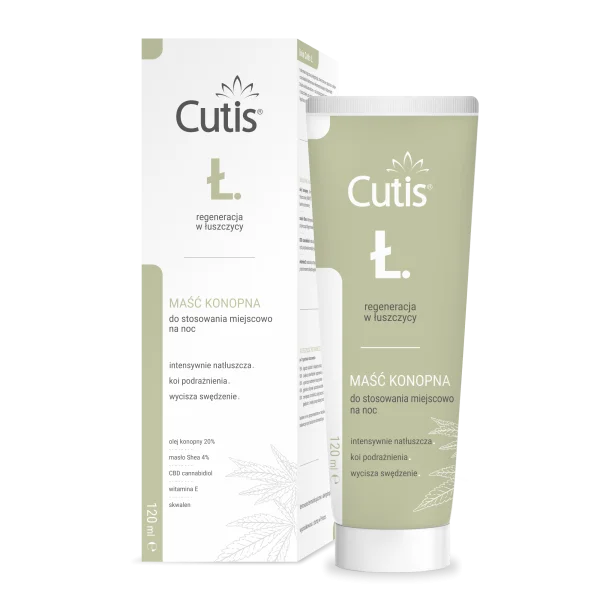 Cutis Ł-Łuszczyca, maść konopna 20% + CBD, 120 ml