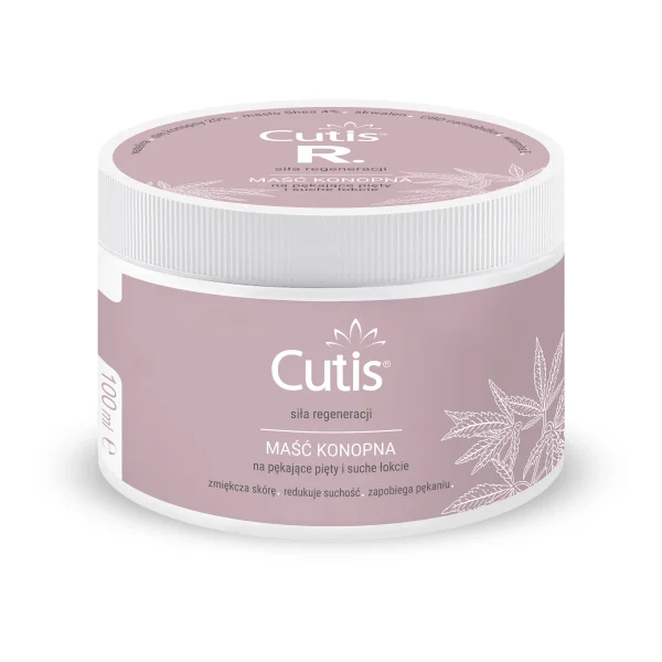 Cutis R-Regeneracja, maść konopna na pękające pięty i suche łokcie, 100 ml