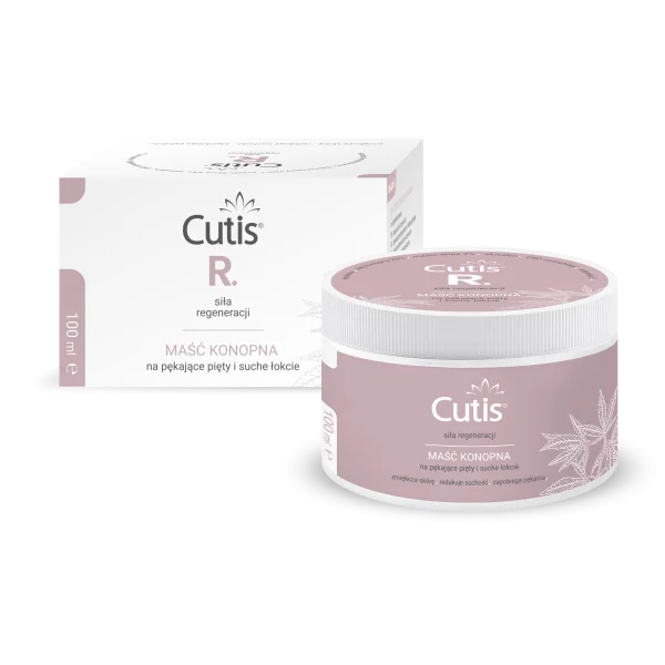 Cutis R-Regeneracja, maść konopna na pękające pięty i suche łokcie, 100 ml