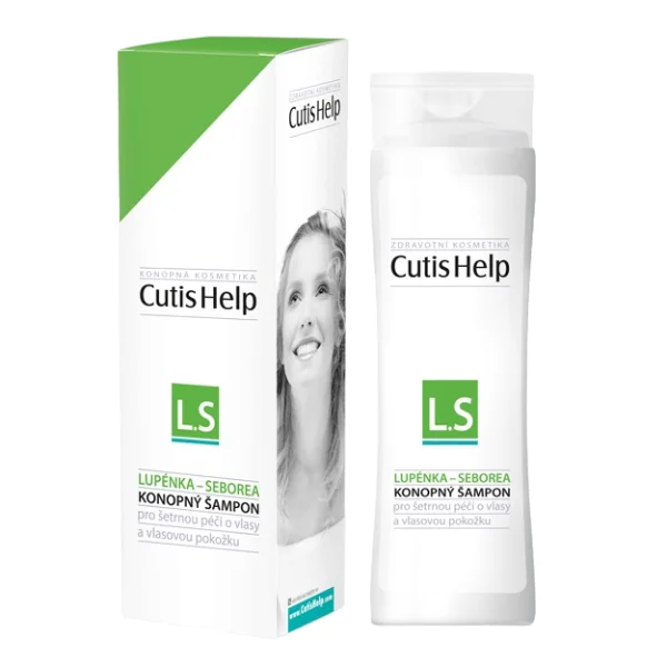 CutisHelp LS, szampon konopny, łuszczyca, łojotokowe zapalenie skóry, 200 ml