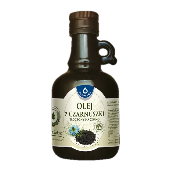 Olej z czarnuszki, tłoczony na zimno, 250 ml