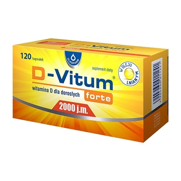 D-Vitum Forte 2000 j.m., 120 kapsułek + 30 kapsułek gratis