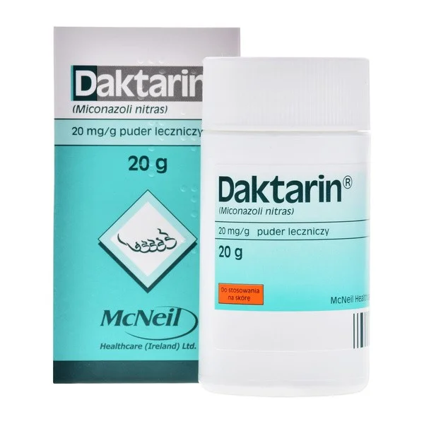 Daktarin 20 mg/g, puder leczniczy do rozpylania na skórę, 20 g