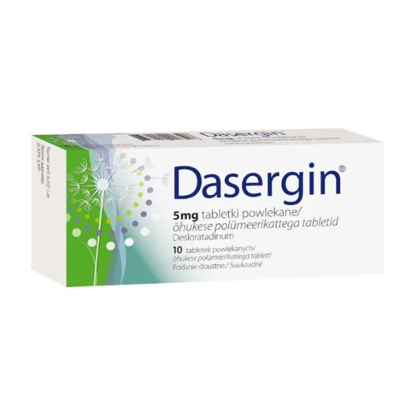 Dasergin 5 mg, 10 tabletek powlekanych