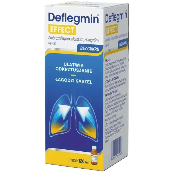 Deflegmin Effect (Deflegmin)30 mg/ 5 ml, syrop, 120 ml