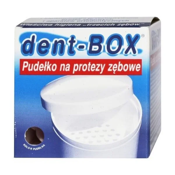Dentbox, pudełko na protezy zębowe, 1 sztuka