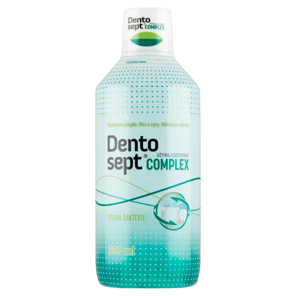 Dentosept Complex, płyn do płukania jamy ustnej, bez alkoholu, 500 ml