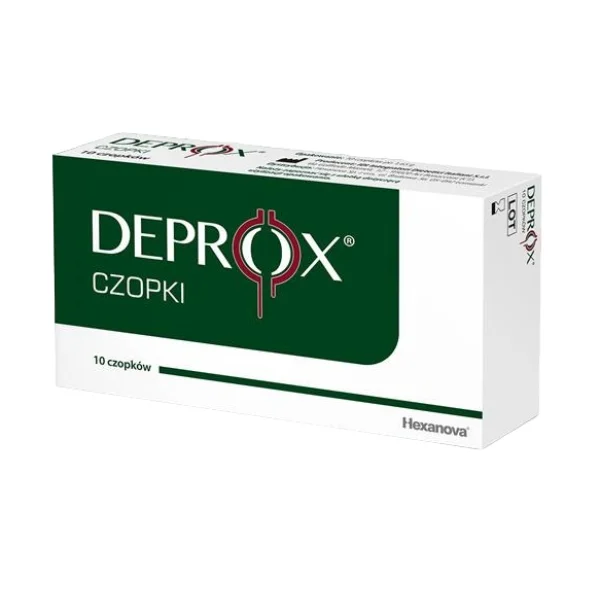 Deprox czopki na zapalenie prostaty, 10 sztuk