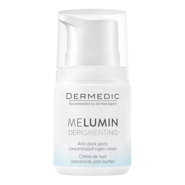 Dermedic Melumin Depigmenting, Koncentrat przeciw przebarwieniom na noc, 55 g