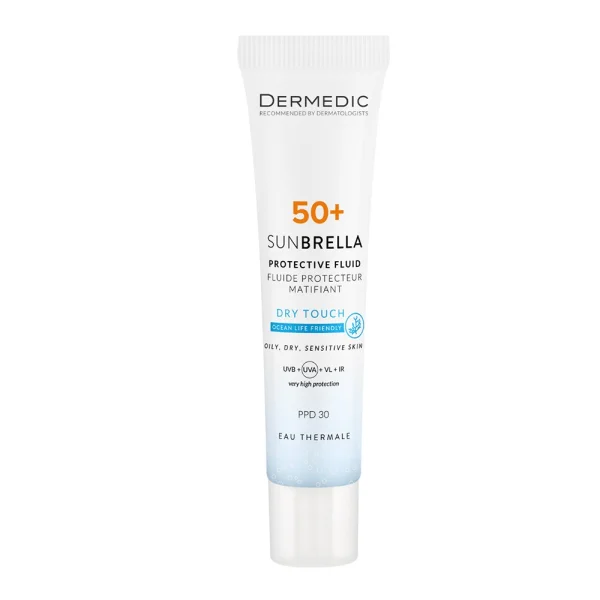 Dermedic Sunbrella, matujący krem ochronny, SPF 50+, 40 ml
