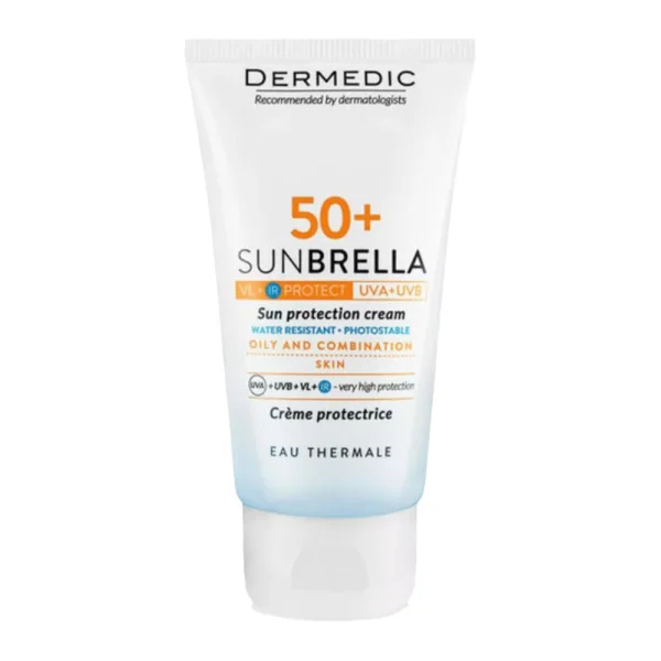 Dermedic Sunbrella SPF50+ ultralekki krem do skóry tłustej, 40 ml