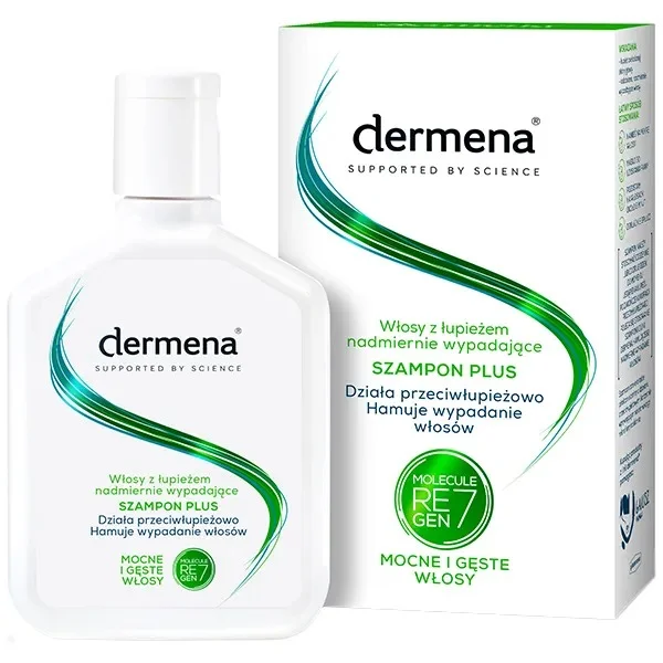 Dermena Hair Care Plus, szampon przeciwłupieżowy, 200 ml