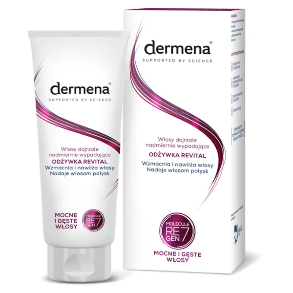 Dermena Revital, odżywka hamująca wypadanie włosów, 200 ml