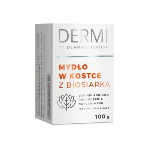 DERMI Mydło w kostce z biosiarką, 100 g