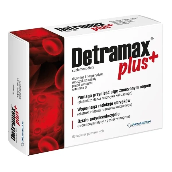 Detramax Plus, 60 tabletek powlekanych