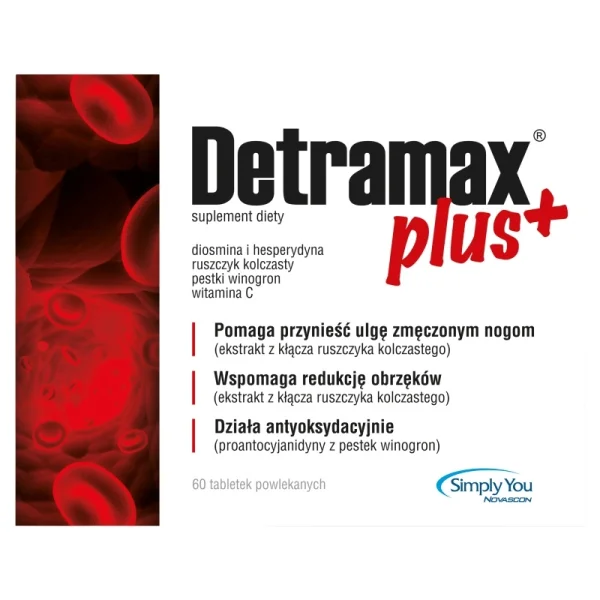 Detramax Plus, 60 tabletek powlekanych