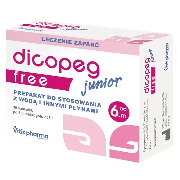 Dicopeg Junior Free, od 6 miesiąca, 30 saszetek