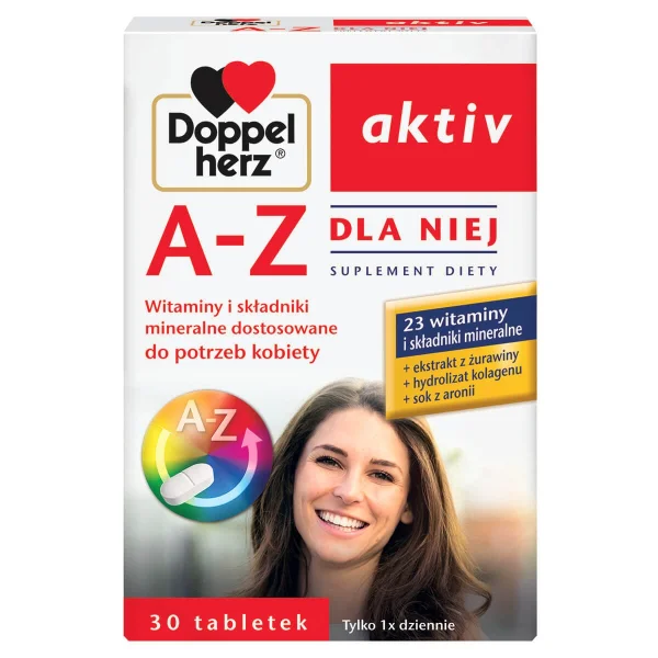 Doppelherz Aktiv, A-Z Dla Niej, 30 tabletek