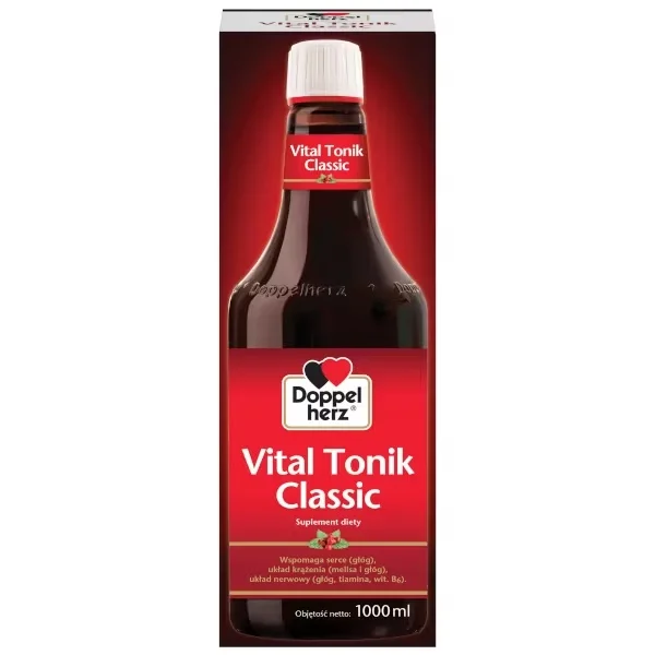 Doppelherz aktiv Vital Tonik Classic, bez alkoholu, 1000 ml
