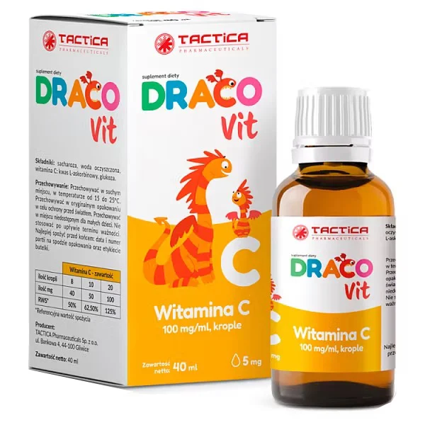 DRACOvit Witamina C, krople, 40 ml