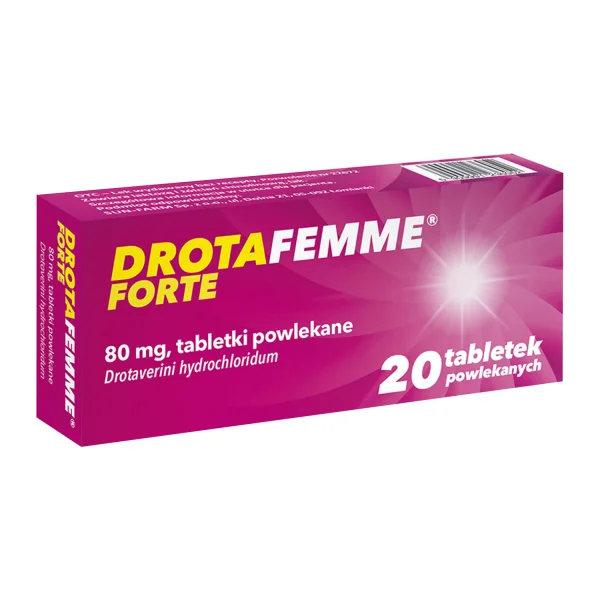 Drotafemme Forte 80 mg, 20 tabletek