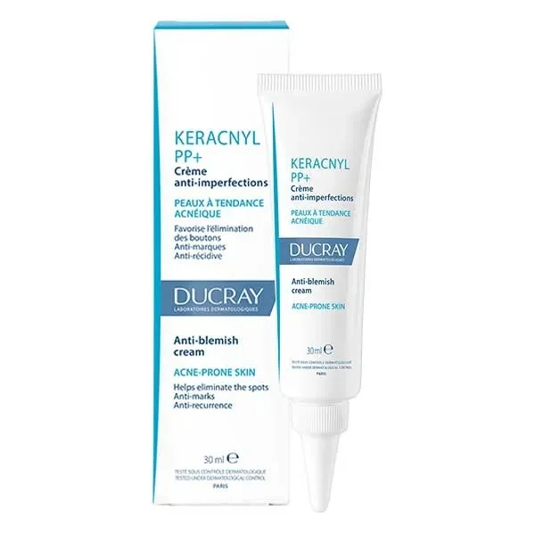 Ducray Keracnyl PP, krem przeciw niedoskonałościom, 30 ml