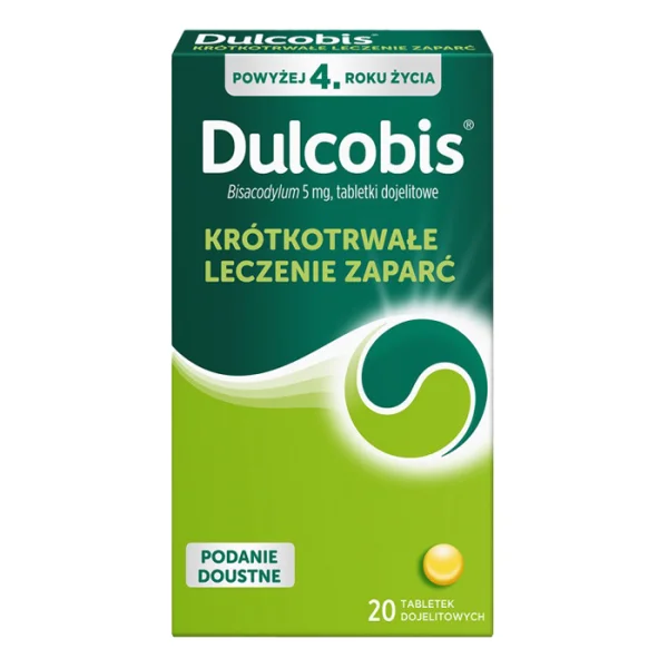 Dulcobis 5 mg, 20 tabletek dojelitowych