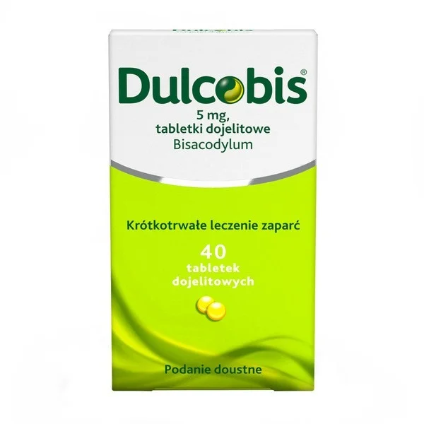 Dulcobis 5 mg, 40 tabletek dojelitowych