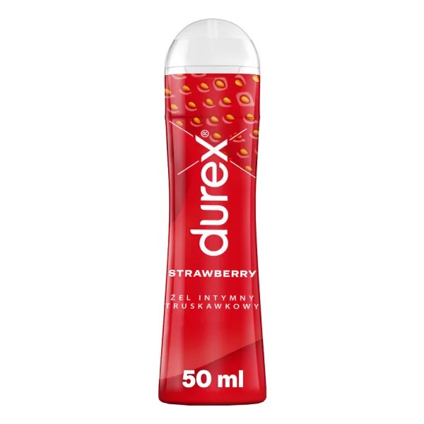 Durex Strawberry, żel intymny, truskawkowy, 50 ml