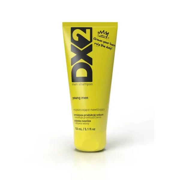 DX2 Young Men Szampon oczyszczająco-nawilżający dla mężczyzn, 150 ml