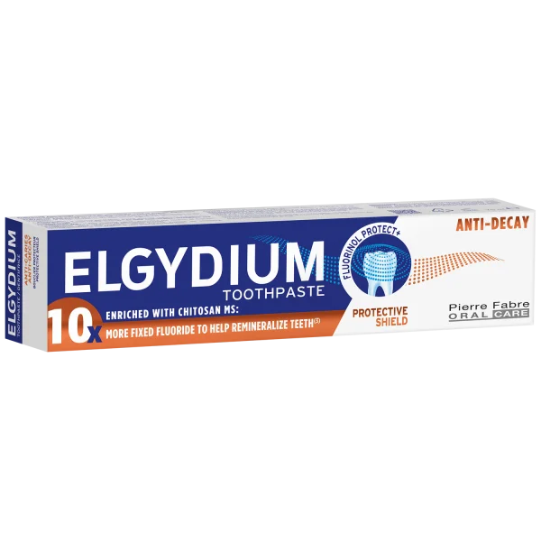Elgydium, pasta do zębów z Kompleksem Fluorinol Protect +, 75 ml