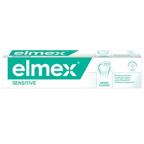 Elmex Sensitive, specjalistyczna pasta do zębów wrażliwych, z fluorem, 75 ml